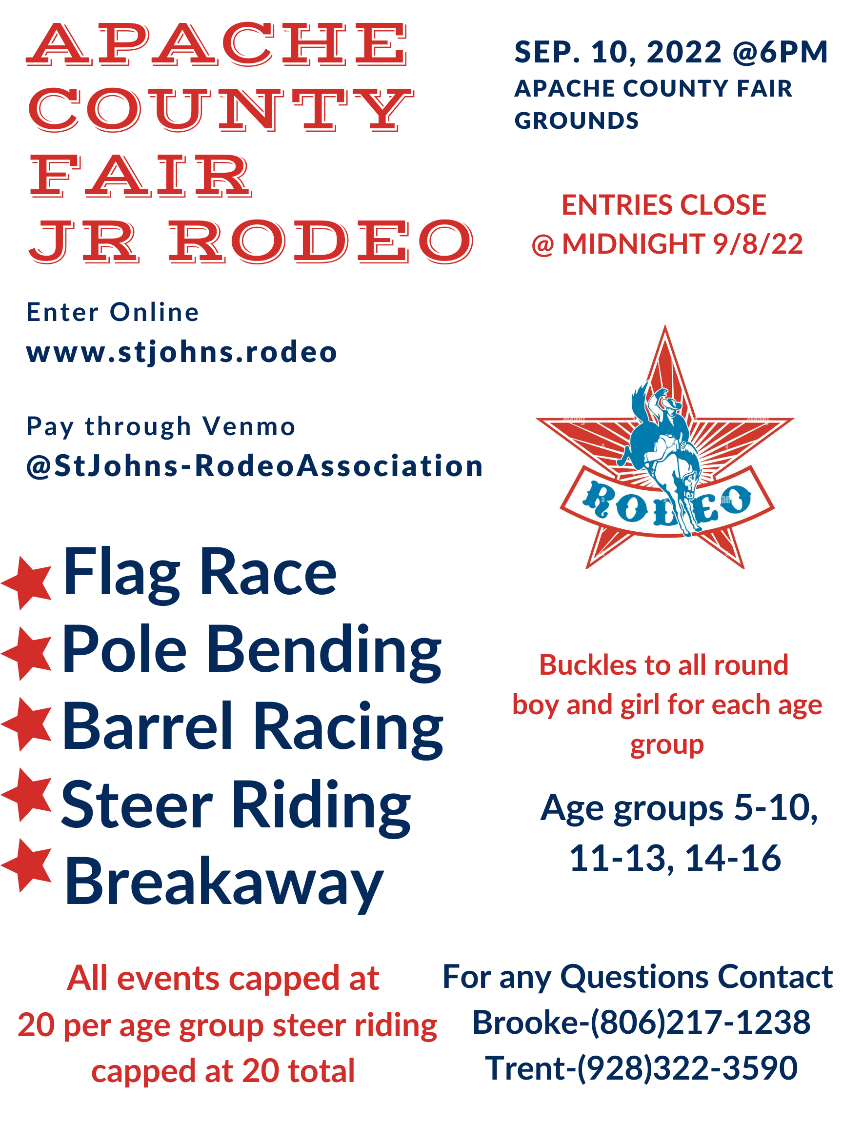 ACF Junior Rodeo St. Johns Rodeo Assoication